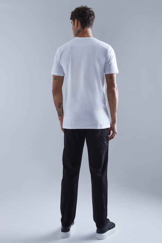 Slim Homme Embroidered Pocket T-shirt