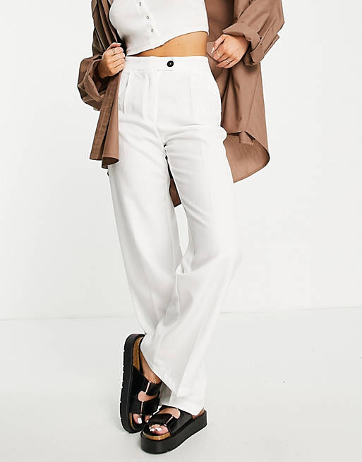 Wide-leg Trousers with Pockets