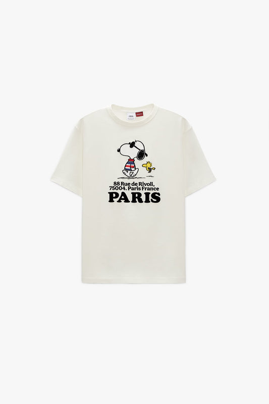 Snoopy Peanuts Printed T-Shirt