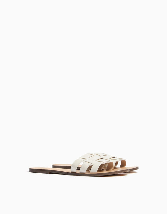 Flat strappy sandals