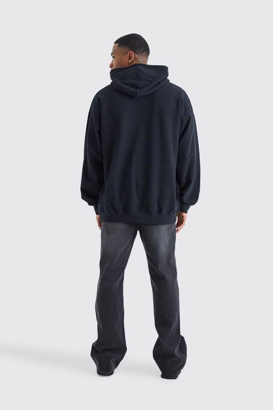 Oversized Offcl Car Graphic Hoodie