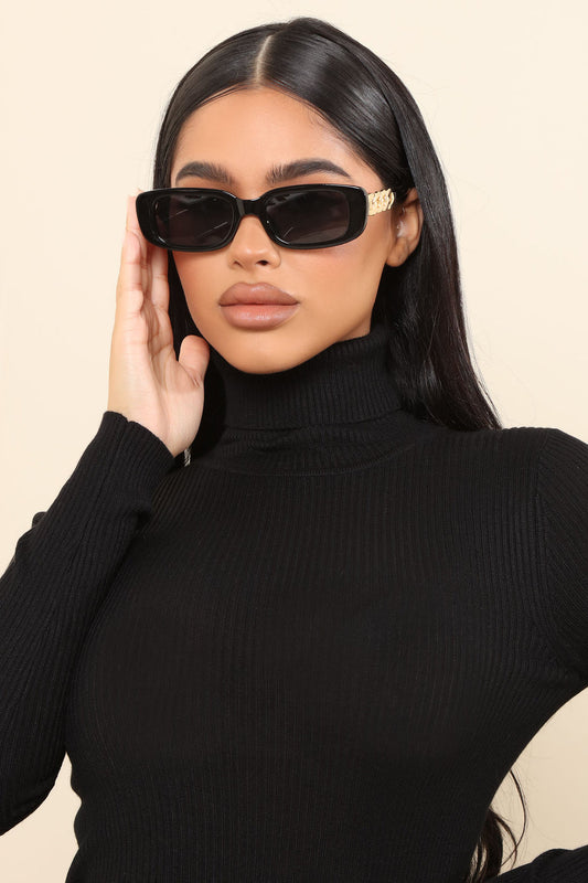 Fashionnova Stay Off My Vibe Square Sunglasses
