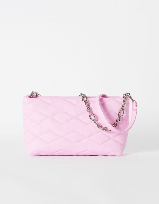 Quilted Handbag with Chunky Chain Handle