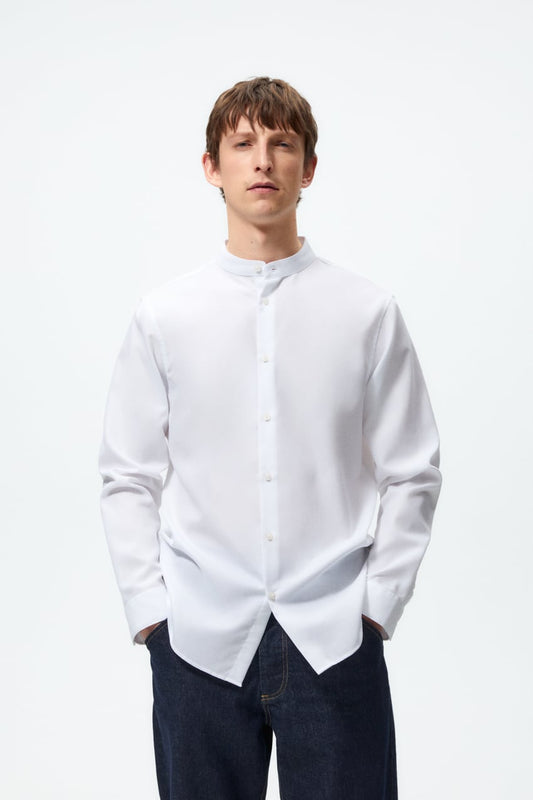 easy care textured shirt
