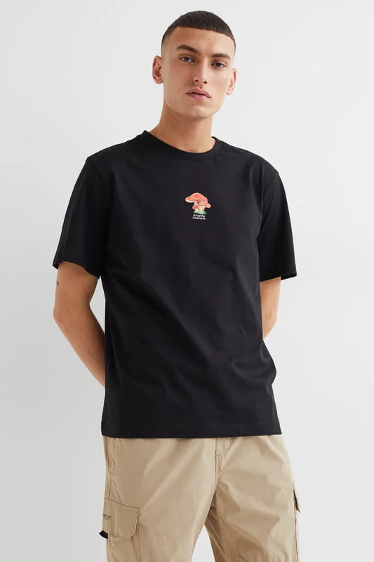 Printed Mushroom T-Shirt