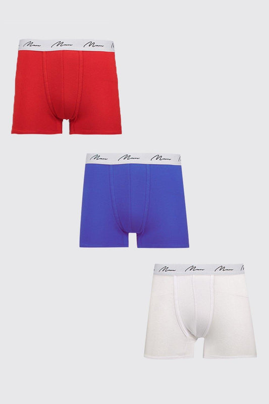 3 Pack Mixed Colour Signature Trunks
